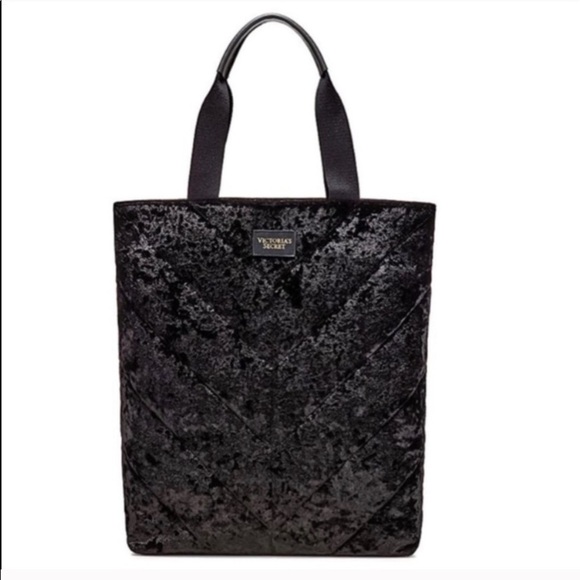 Victoria’s Secret Velvet Shoulder Tote Bag - Picture 2 of 11